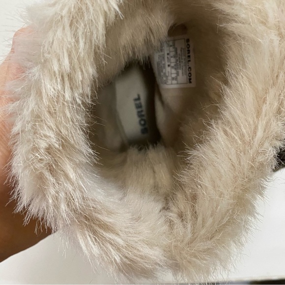 New Sorel Tivoli III Waterproof Faux Fux Boot Quarry/Cloud Grey 6 - Picture 9 of 11